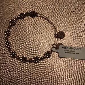 NWT Alex & Ani Blossom Bracelet in Rose Gold 🤎